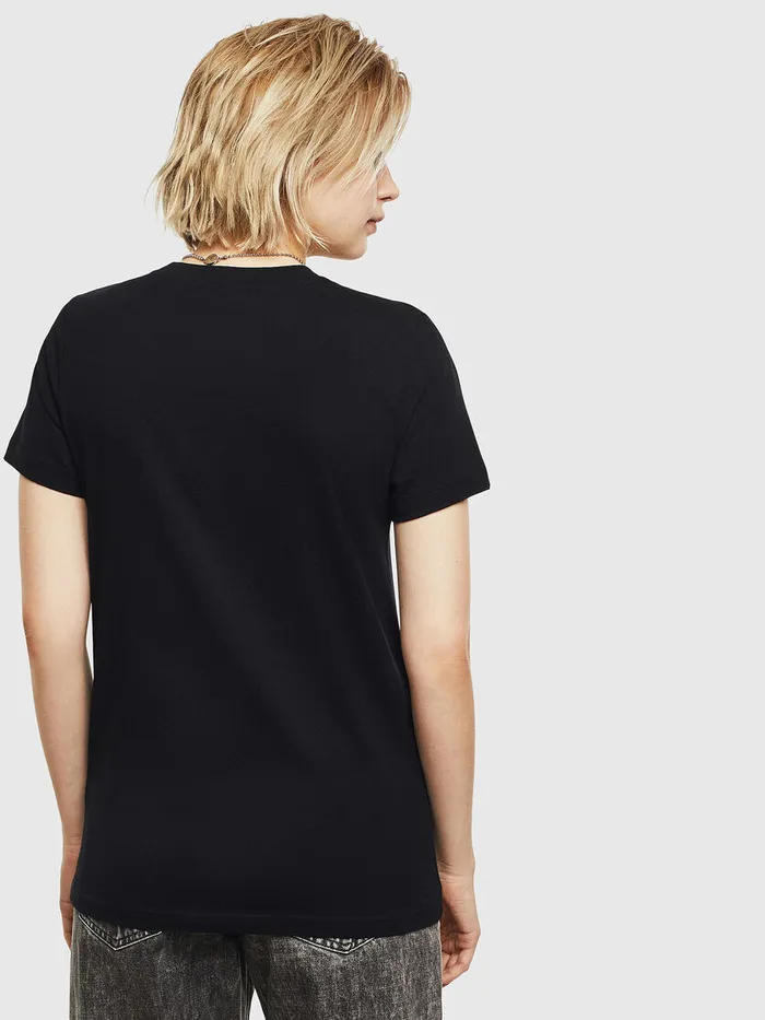 Diesel Tshirts and Tops Womens TSILYS7 Black Gift 4 You