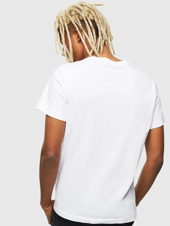Diesel Tshirts Mens TDIEGO001978 White Gift Ideas