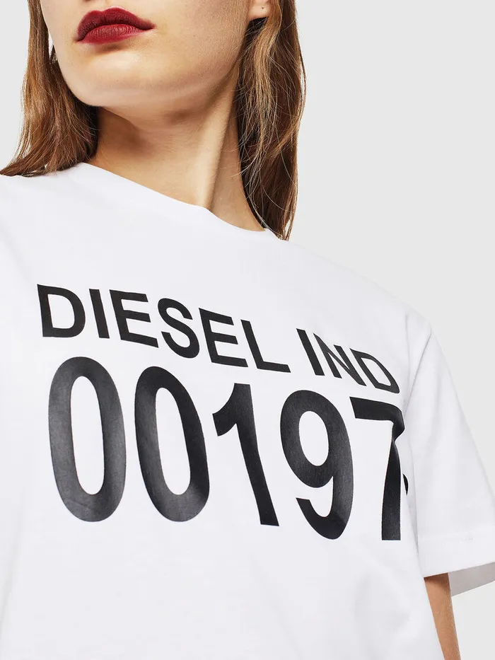 Diesel Tshirts Mens TDIEGO001978 White Gift Ideas