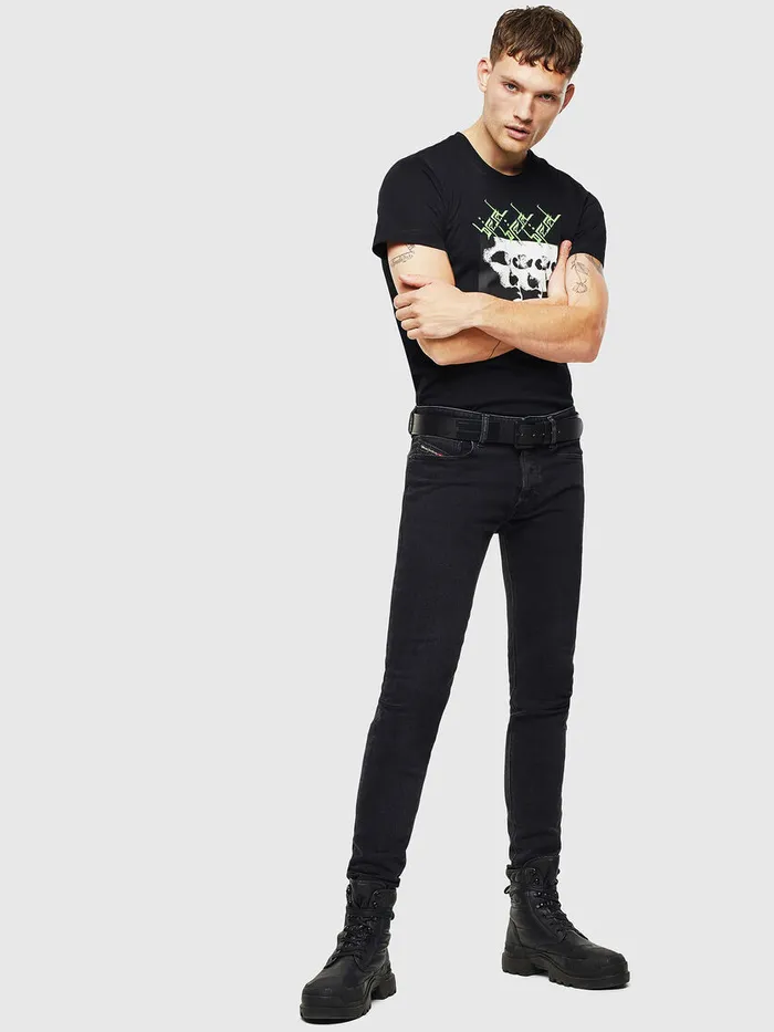 Diesel Tshirts Mens TDIEGOJ12 Black Online