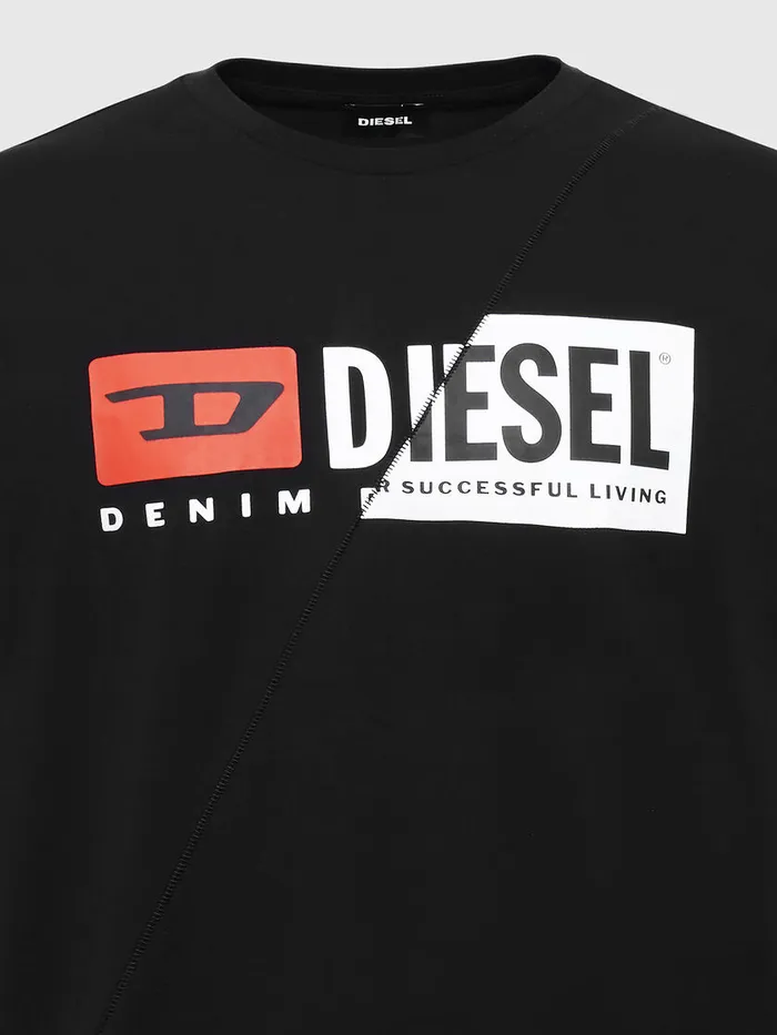 Diesel Tshirts Mens TDIEGOLSCUTY Black Gift for Friend