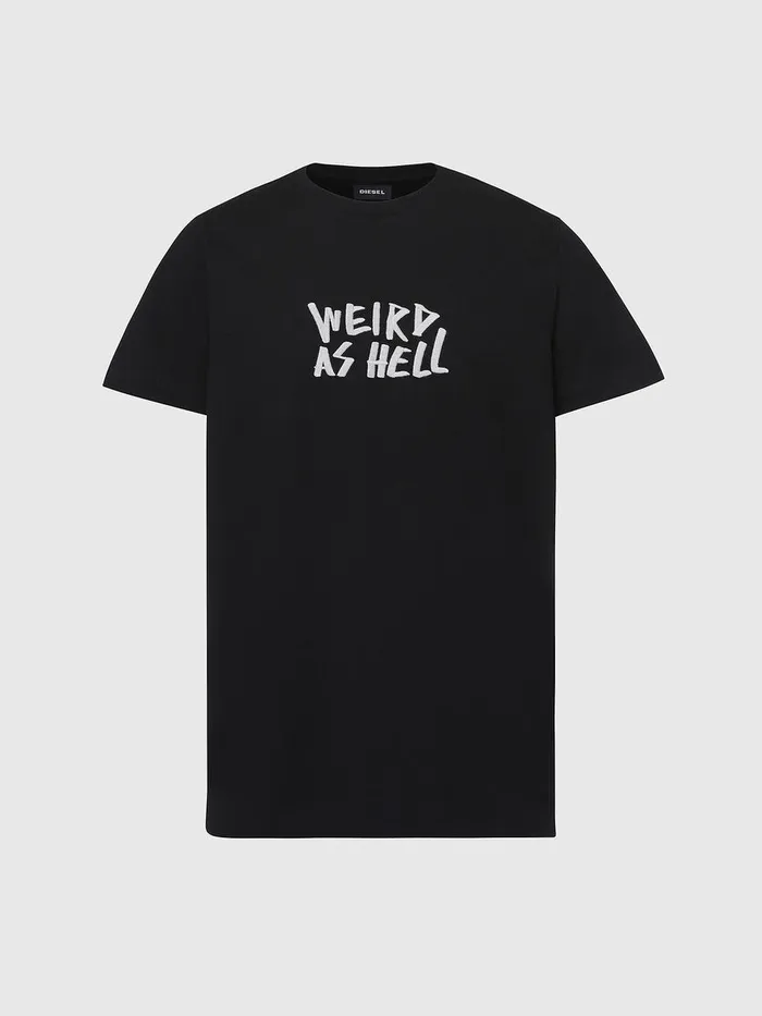 Diesel Tshirts Mens TDIEGOSX45 Black For Sale