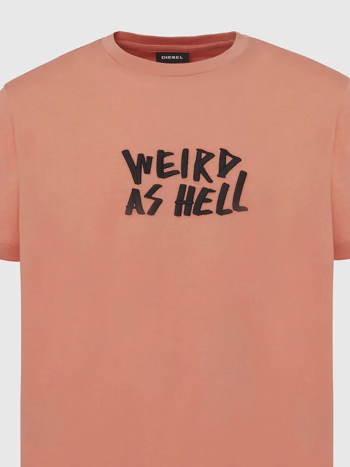 Diesel Tshirts Mens TDIEGOSX45 Pink Near Me