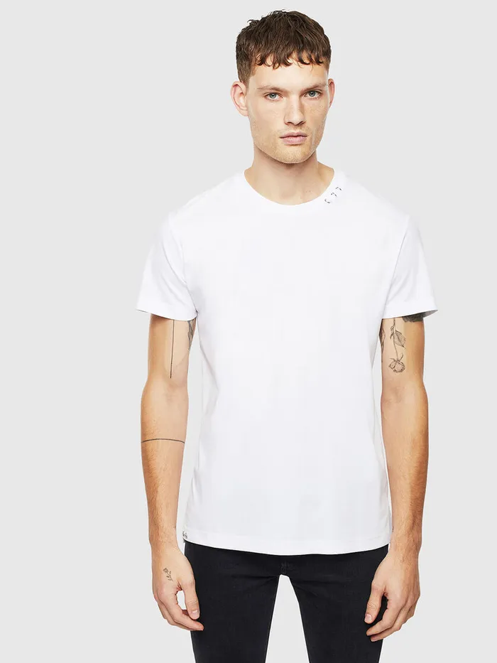 Diesel Tshirts Mens TGROSSI White Near Me