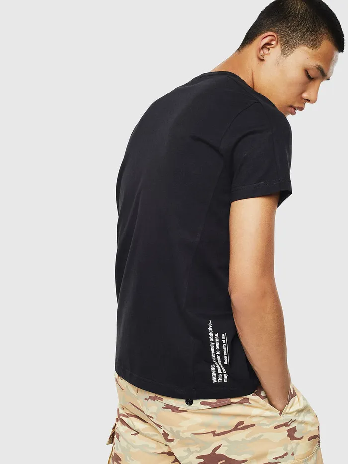 Diesel Tshirts Mens THOVER Black Near Me