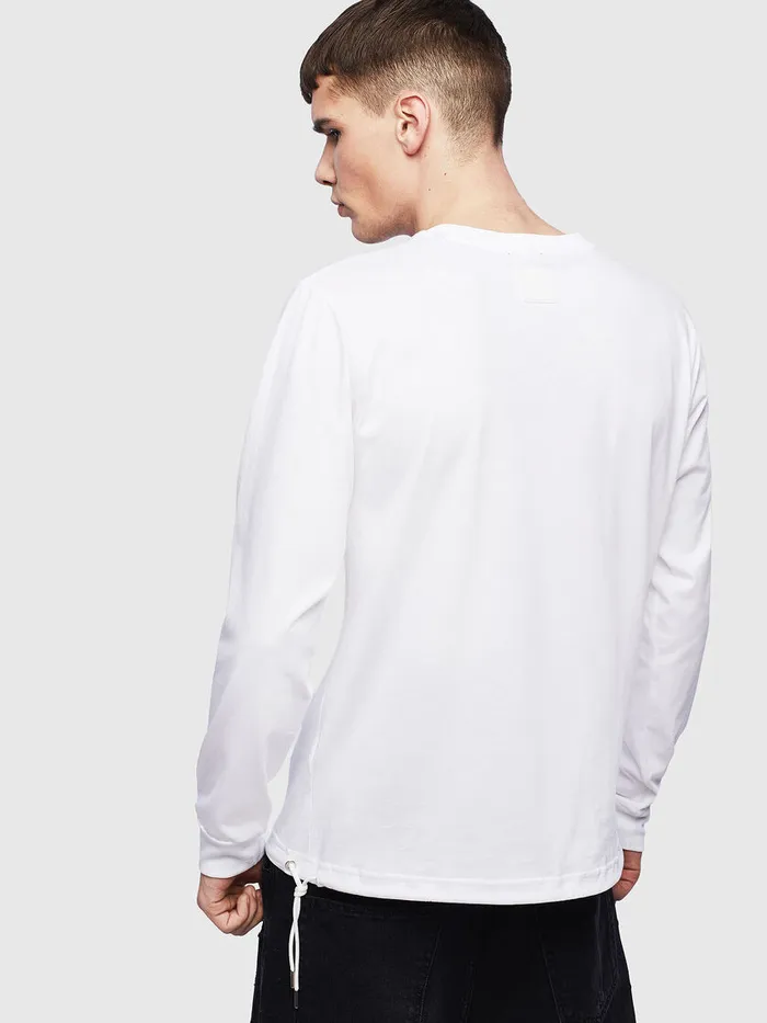 Diesel Tshirts Mens THUSTYLS White On Sale