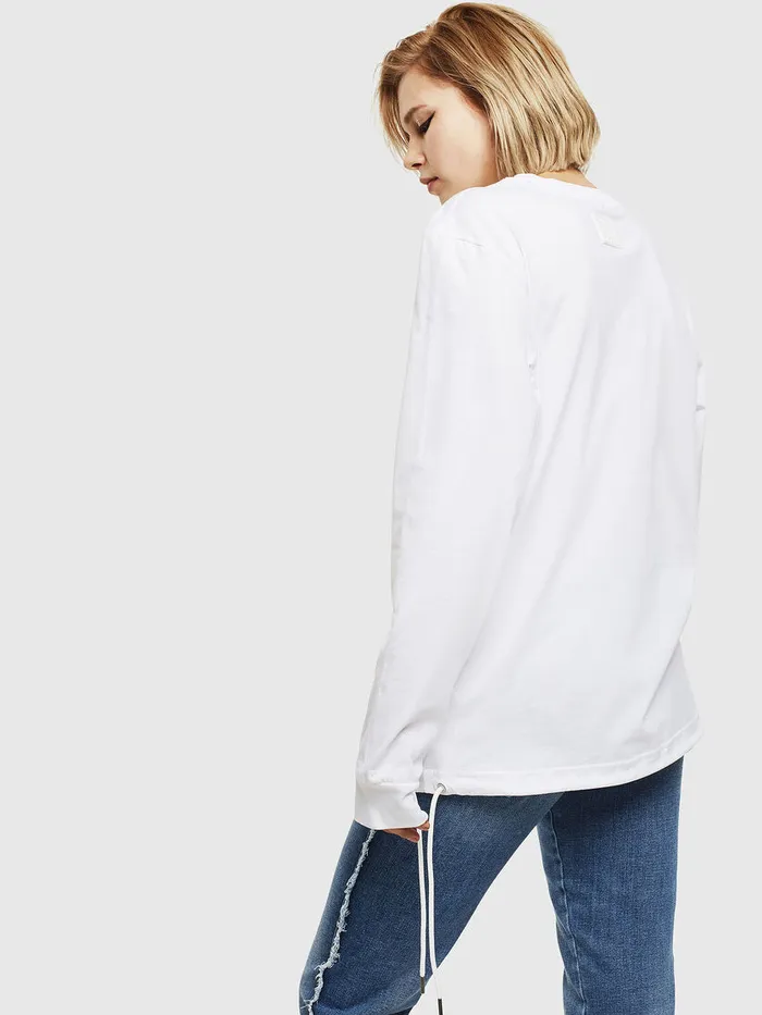 Diesel Tshirts Mens THUSTYLS White On Sale