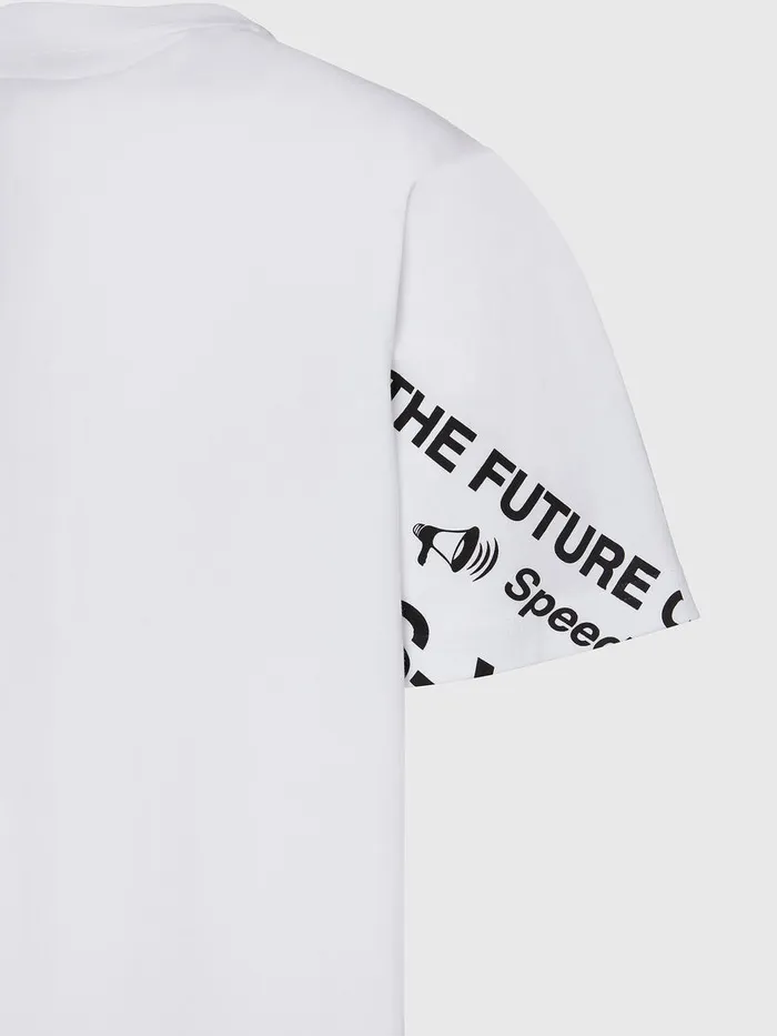 Diesel Tshirts Mens TJUSTFOLDED White On Sale