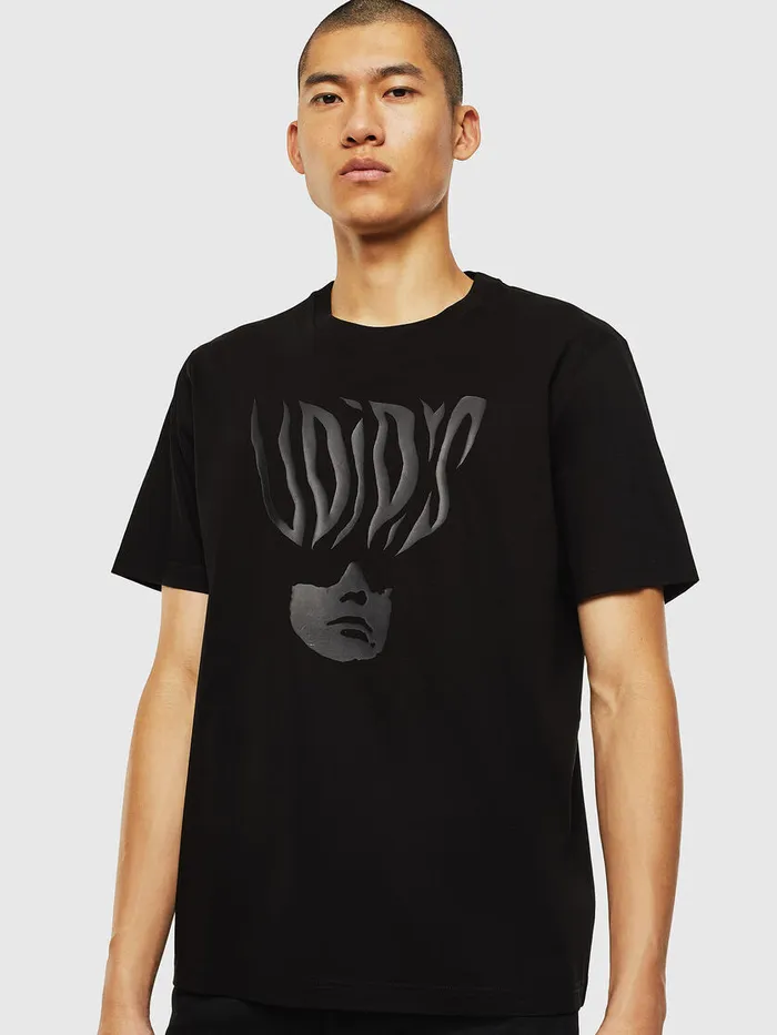Diesel Tshirts Mens TJUSTJ10 Black Popular