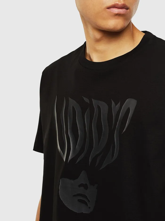 Diesel Tshirts Mens TJUSTJ10 Black Popular