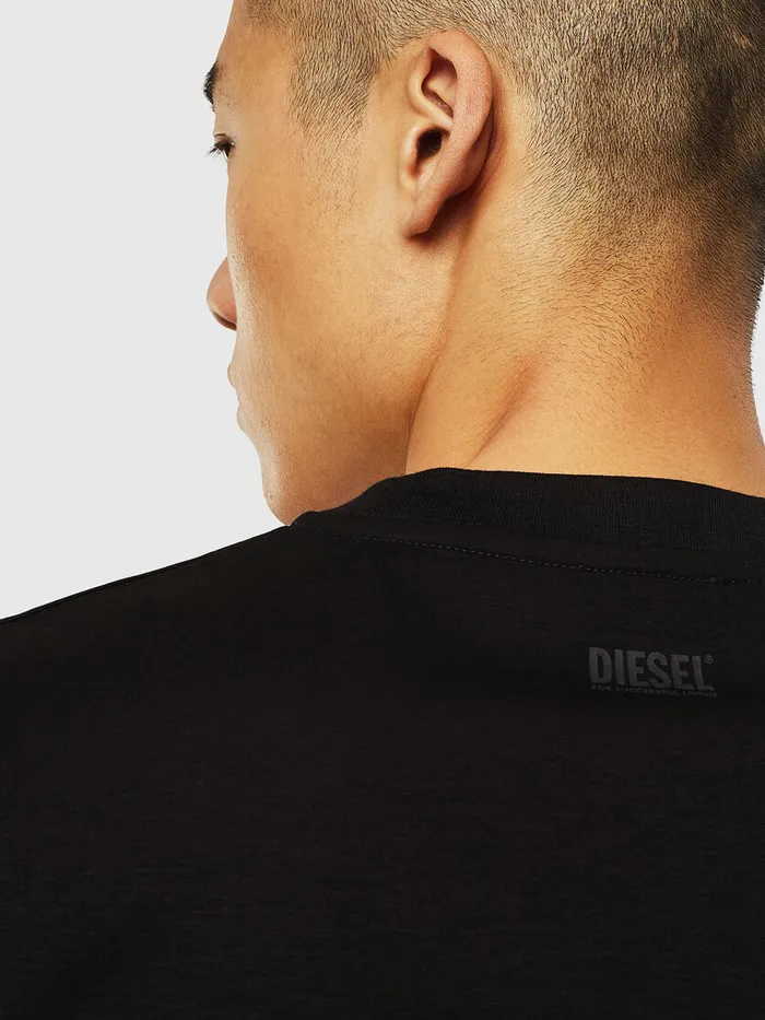 Diesel Tshirts Mens TJUSTJ10 Black Popular
