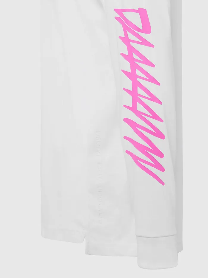 Diesel Tshirts Mens TJUSTLSHOODX30 White Gift Ideas