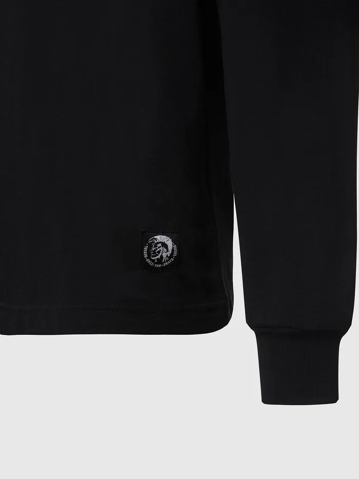 Diesel Tshirts Mens TJUSTLSMOHI Black Gift 4 You