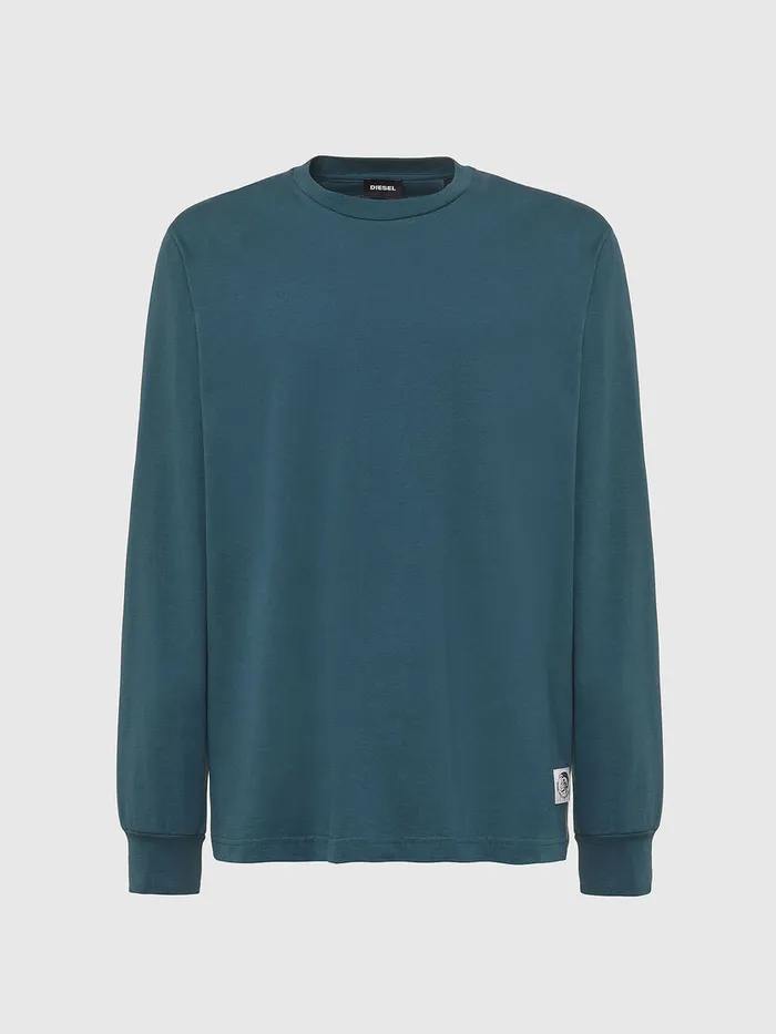 Diesel Tshirts Mens TJUSTLSMOHI Water Green On Sale