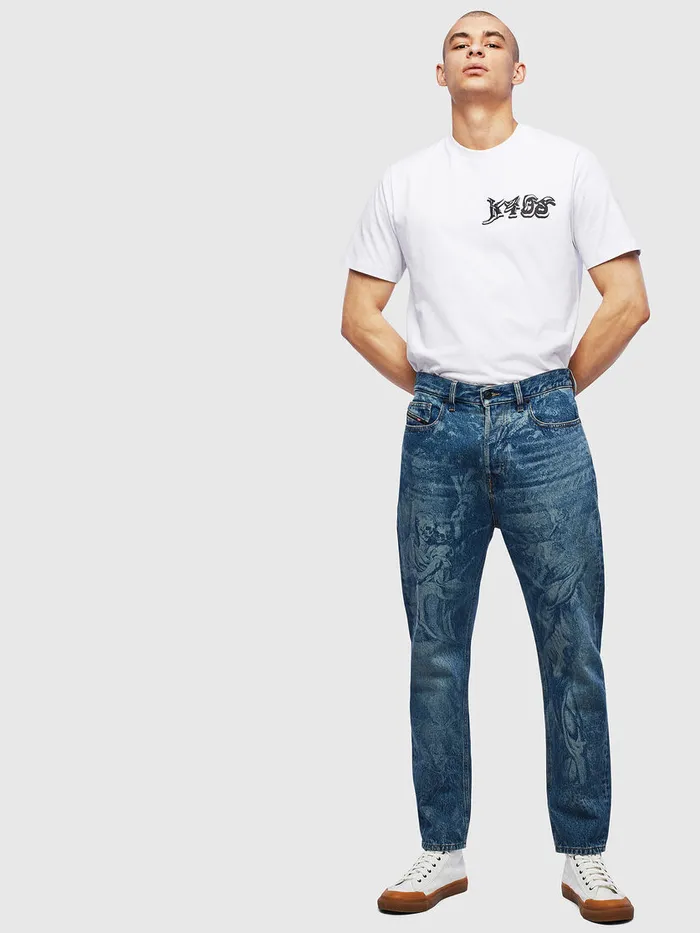 Diesel Tshirts Mens TJUSTT31 White Gift for Friend