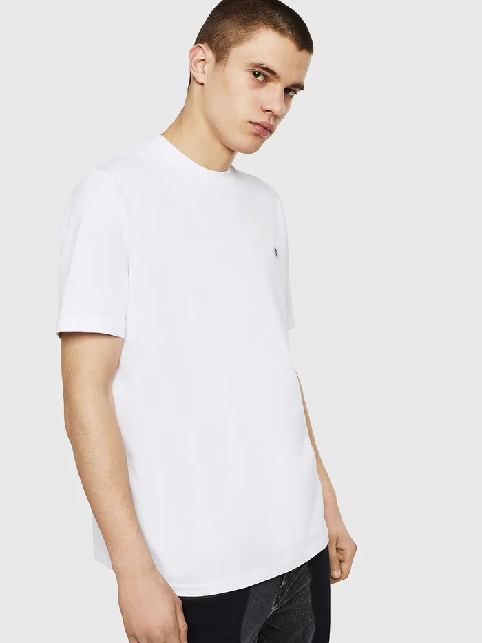 Diesel Tshirts Mens TJUSTY White For Sale