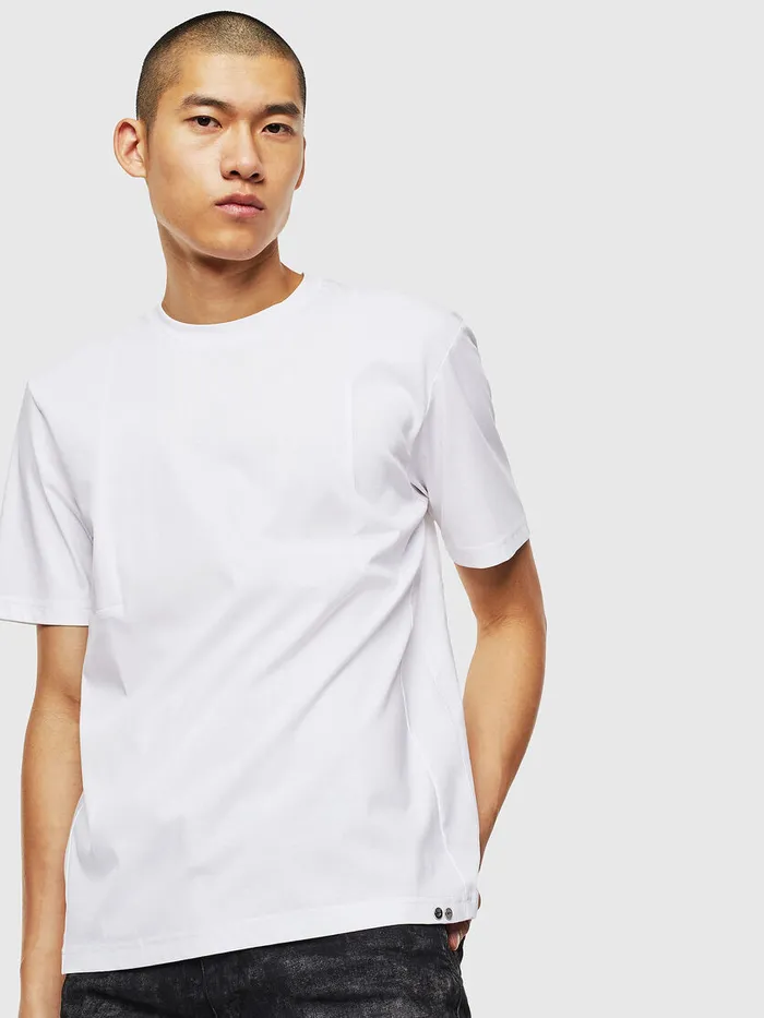 Diesel Tshirts Mens TTOMI White Popular