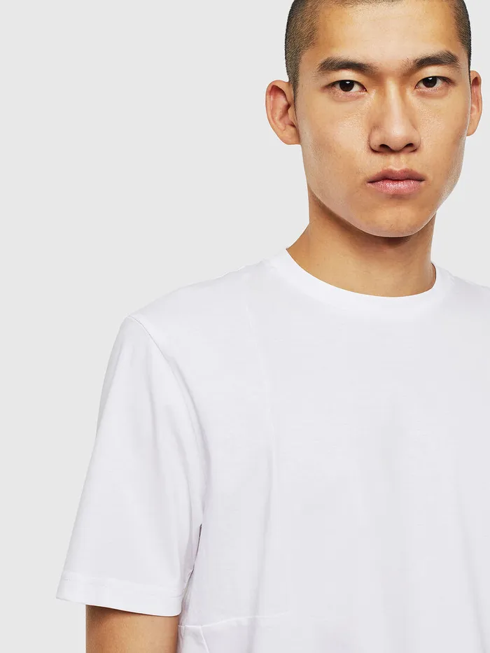 Diesel Tshirts Mens TTOMI White Popular