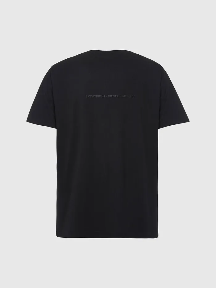 Diesel Tshirts Mens TTUBOLARX20 Black On Sale
