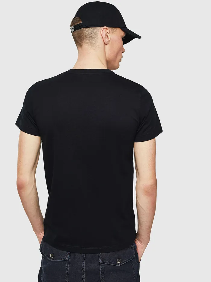 Diesel Tshirts Mens TWORKYS1 Black Popular
