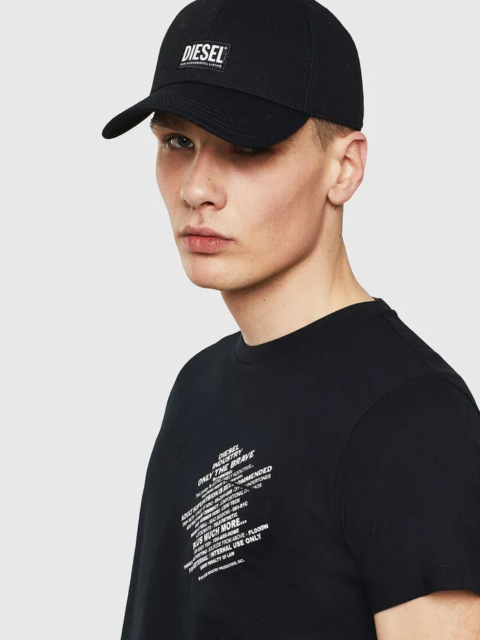 Diesel Tshirts Mens TWORKYS1 Black Popular