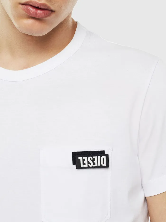 Diesel Tshirts Mens TWORKYSLITS White Online