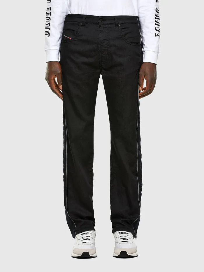 Diesel Tapered Mens Krooley JoggJeans 0KAYO BlackDark grey Gift 4 You