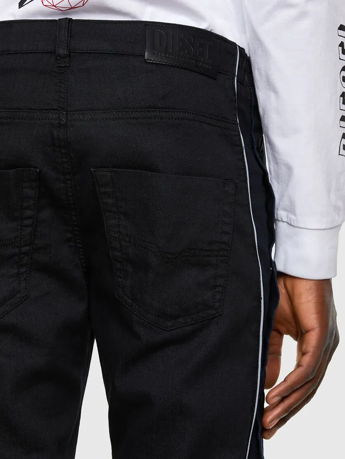 Diesel Tapered Mens Krooley JoggJeans 0KAYO BlackDark grey Gift 4 You