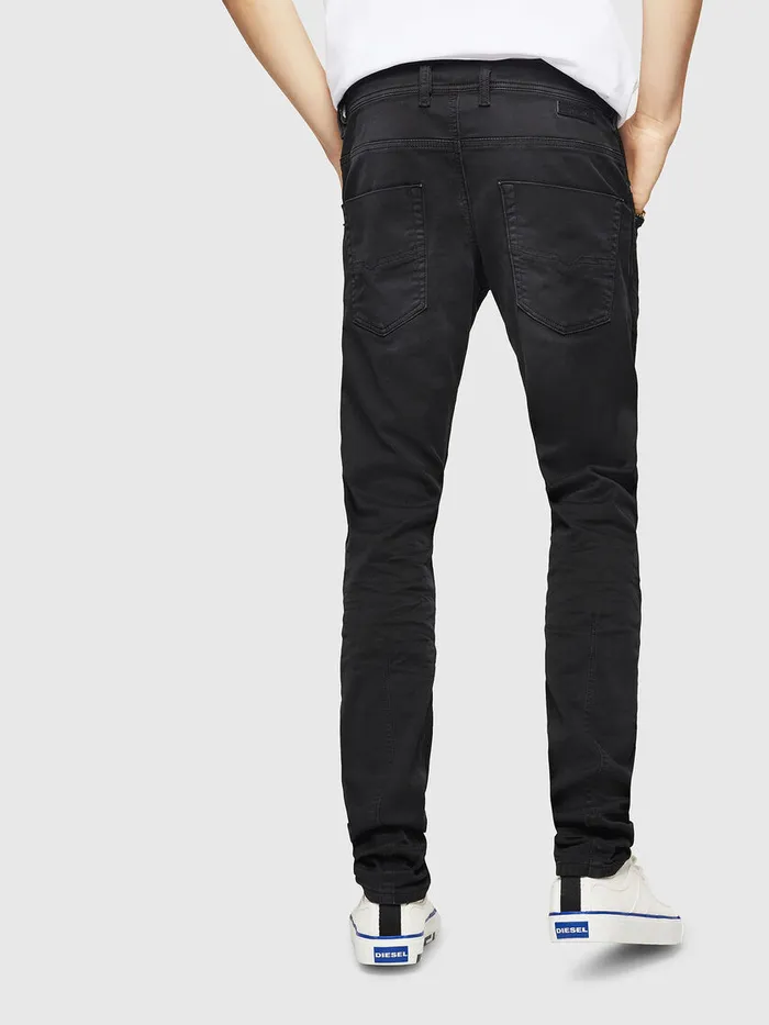 Diesel Tapered Mens Krooley Long JoggJeans 0670M Black Gift 4 You