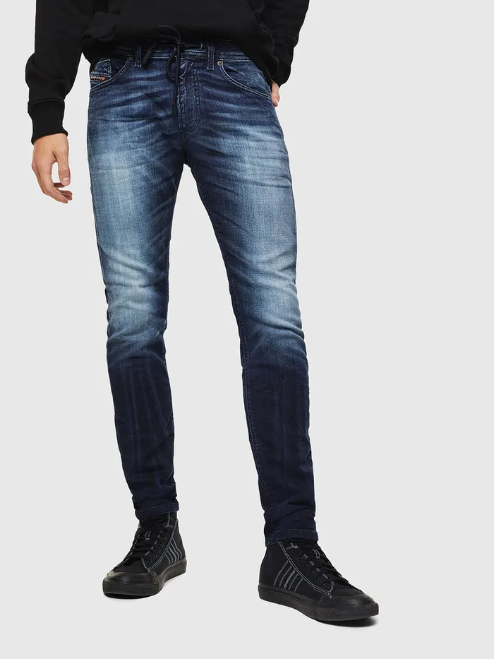 Diesel Thommer Mens Thommer JoggJeans 069IE Dark Blue Gift 4 You