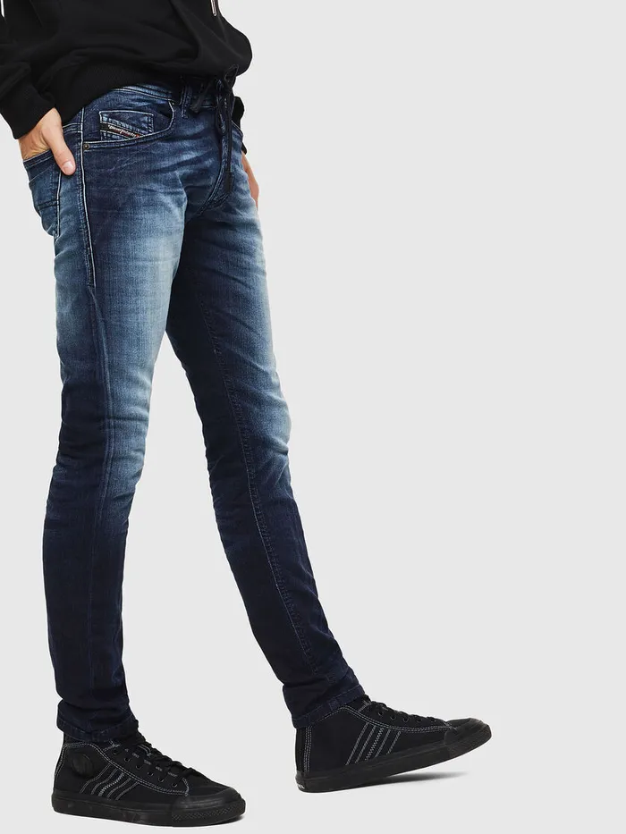 Diesel Thommer Mens Thommer JoggJeans 069IE Dark Blue Gift 4 You