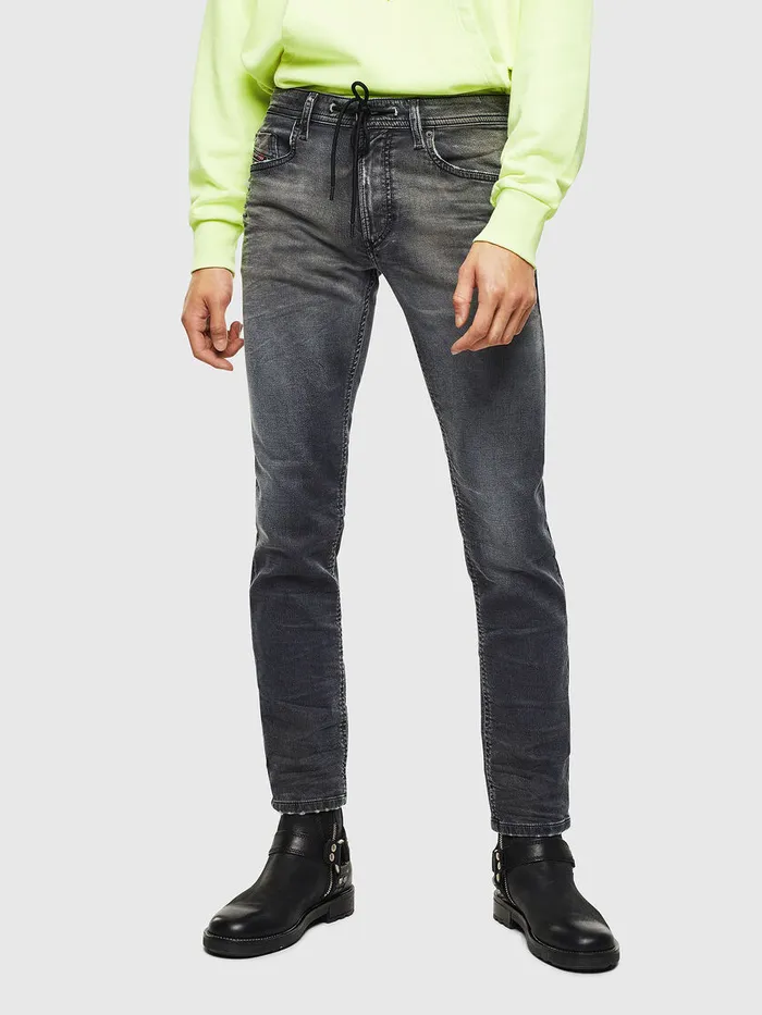Diesel Thommer Mens Thommer JoggJeans 069KK BlackDark grey Gift 4 You