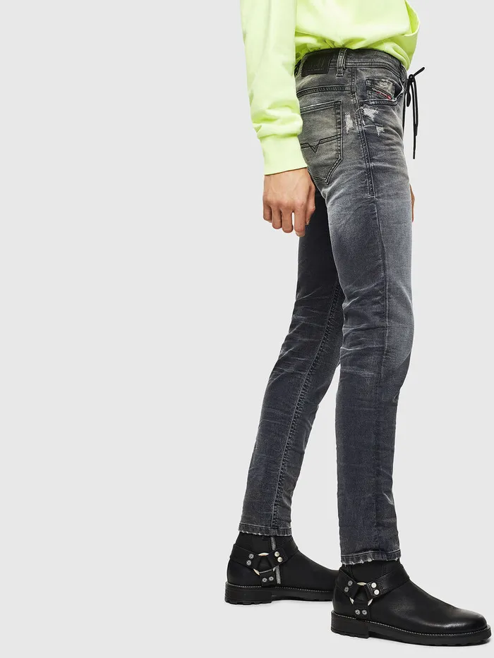 Diesel Thommer Mens Thommer JoggJeans 069KK BlackDark grey Gift 4 You