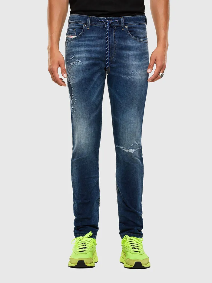 Diesel Thommer Mens Thommer JoggJeans 069PL Dark Blue Gift 4 You
