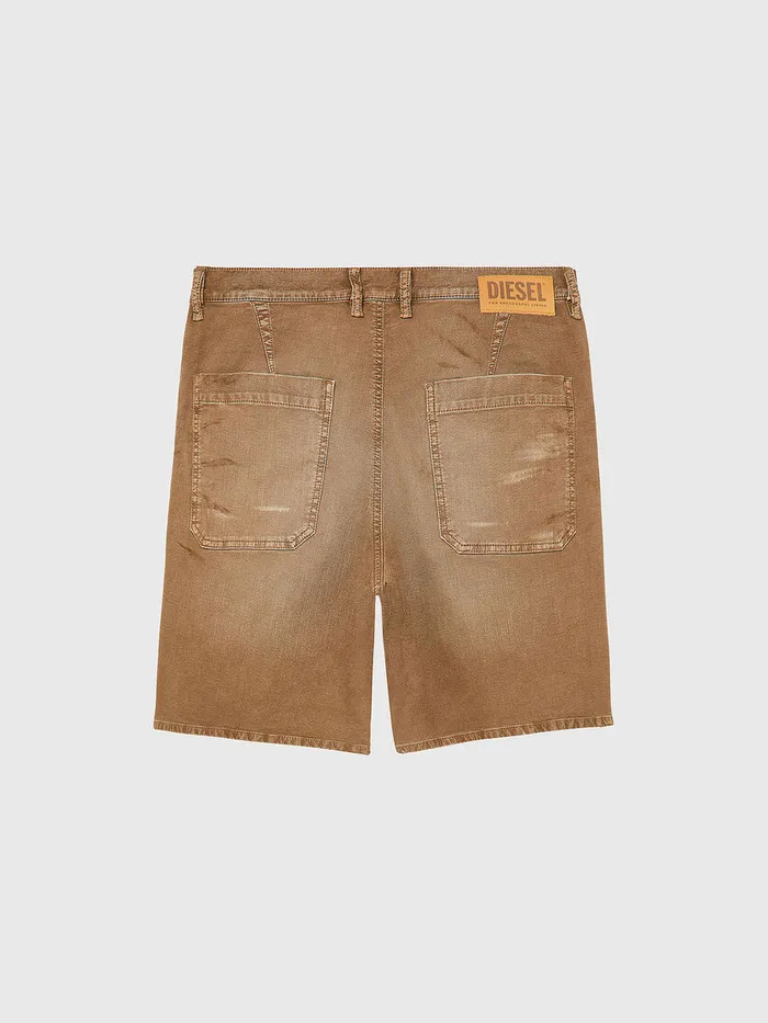 Diesel Trousers and Shorts Mens DAZERRSHORT JOGGJEANS Brown Cheap On Sale