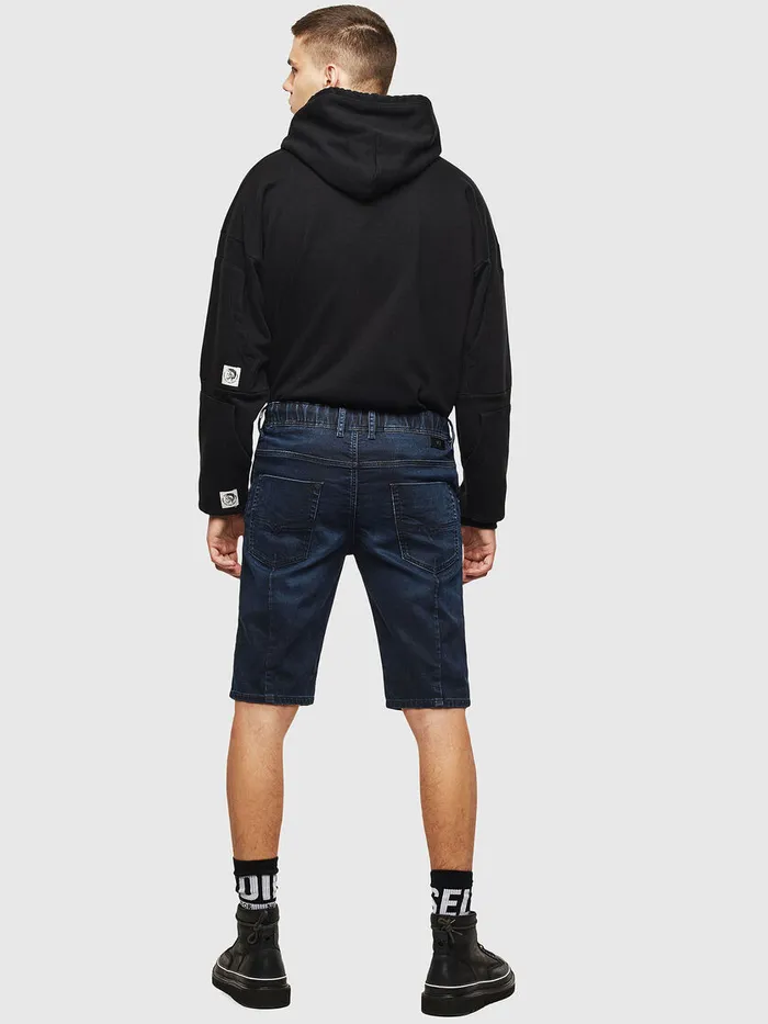 Diesel Trousers and Shorts Mens DKROOSHORT JOGGJEANS Dark Blue Popular