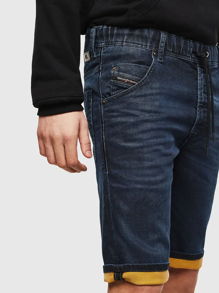 Diesel Trousers and Shorts Mens DKROOSHORT JOGGJEANS Dark Blue Popular