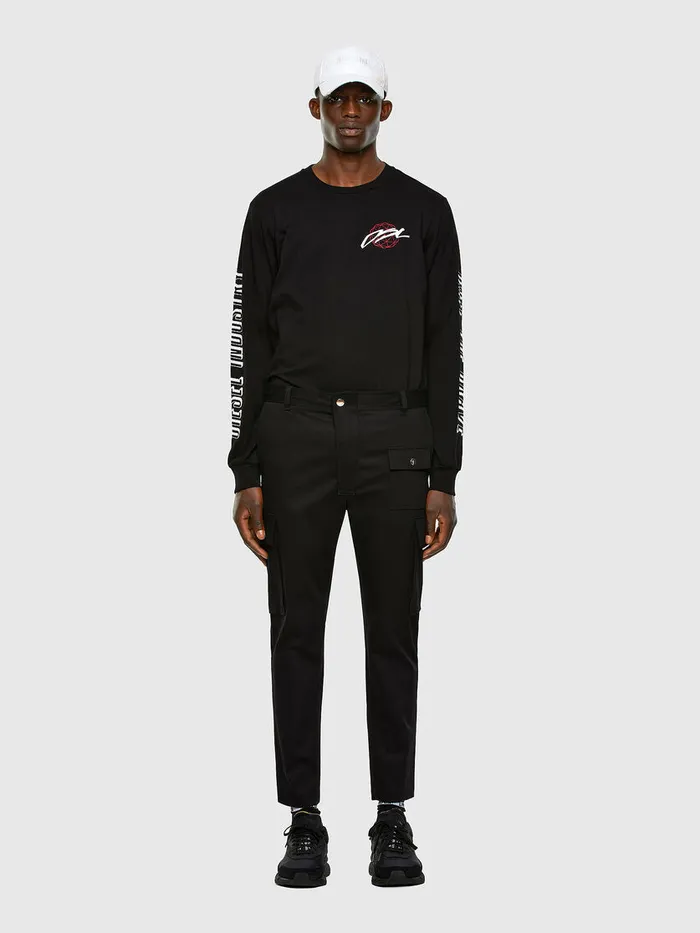 Diesel Trousers and Shorts Mens PBRANDEN Black Gift Ideas