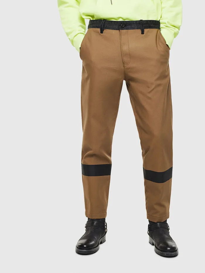 Diesel Trousers and Shorts Mens PKAPP BrownBlack Gift for Friend