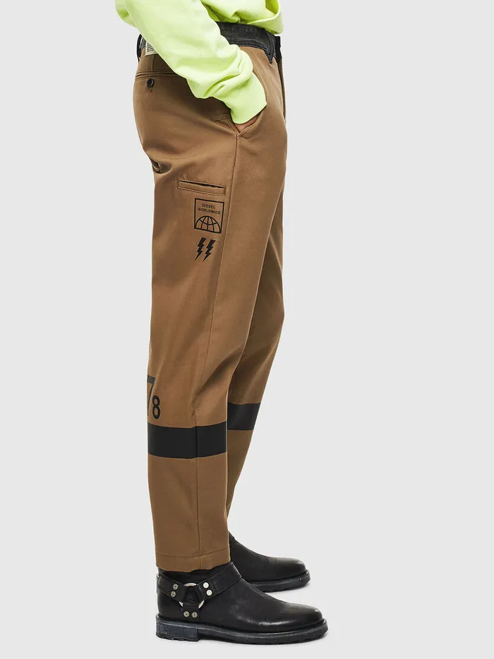 Diesel Trousers and Shorts Mens PKAPP BrownBlack Gift for Friend