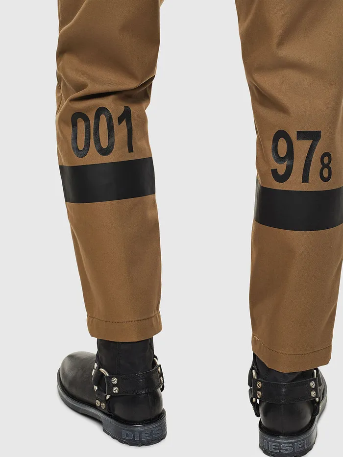 Diesel Trousers and Shorts Mens PKAPP BrownBlack Gift for Friend