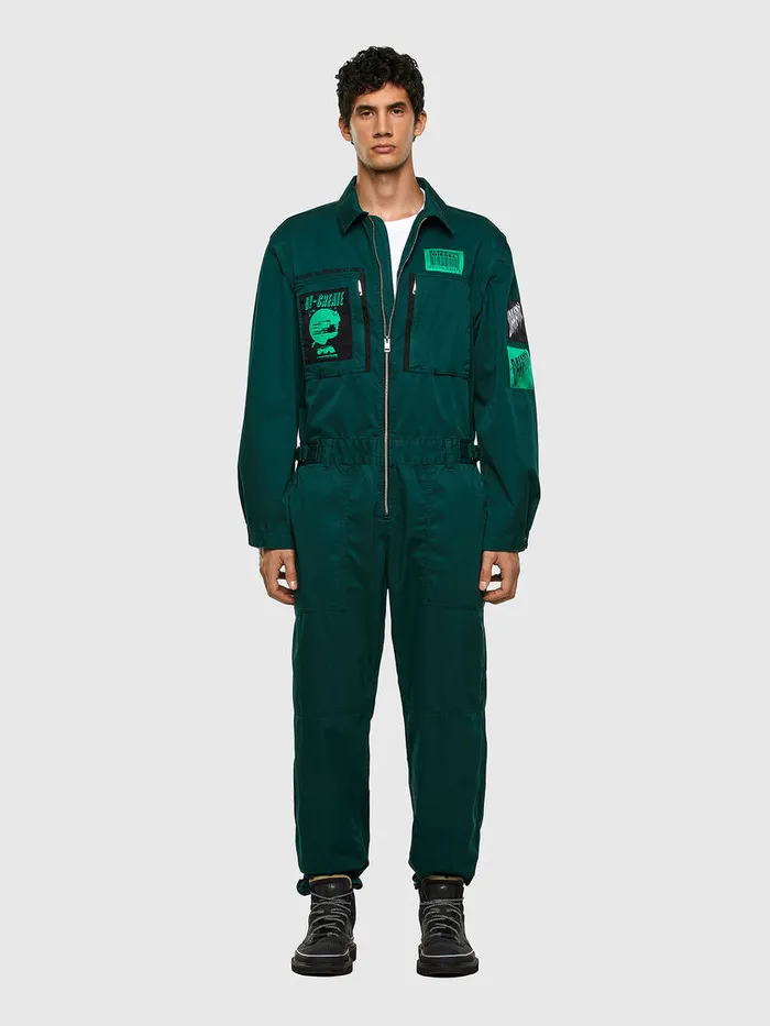 Diesel Trousers and Shorts Mens PLARRY Dark Green Cheap On Sale