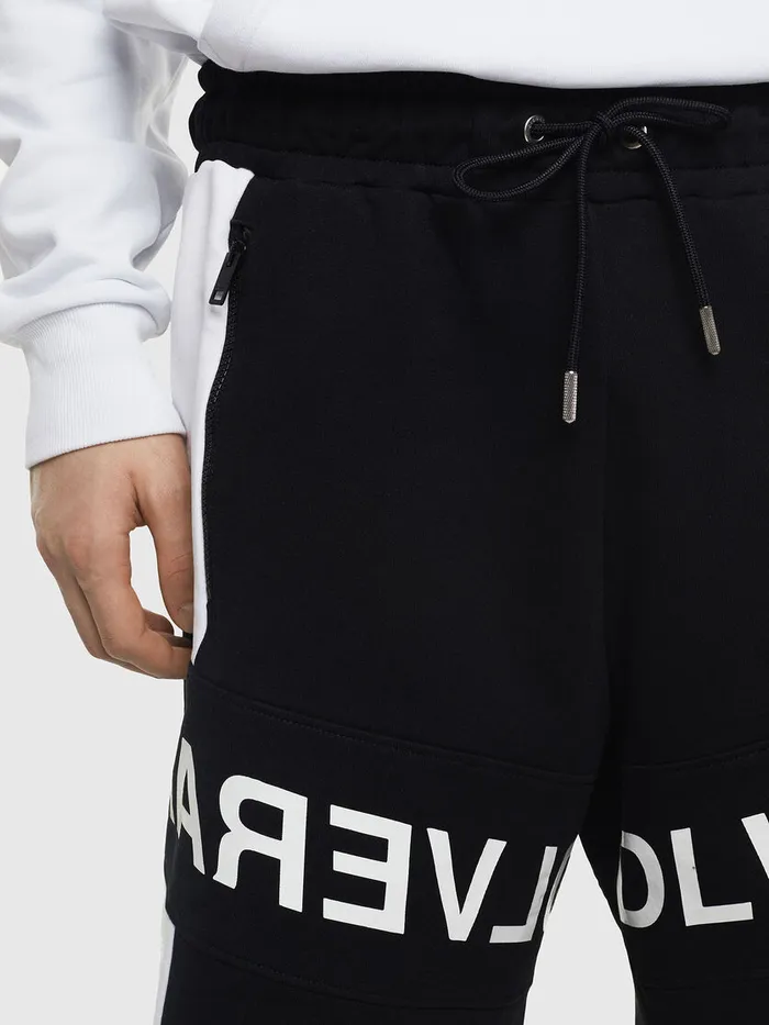 Diesel Trousers and Shorts Mens PSHAM BlackWhite Cheap On Sale