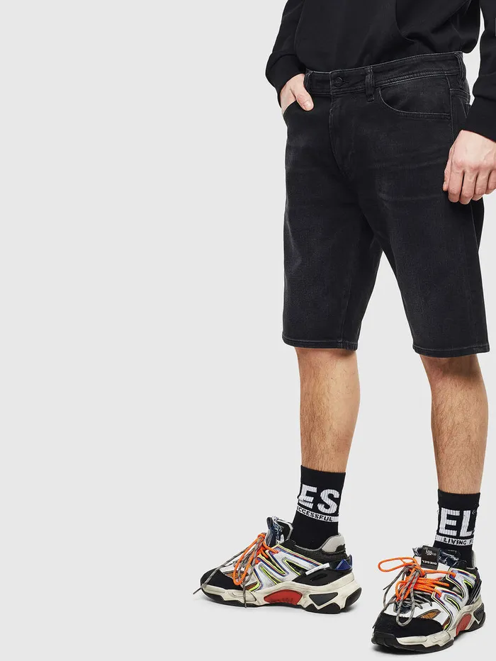 Diesel Trousers and Shorts Mens THOSHORT Black Gift for Friend