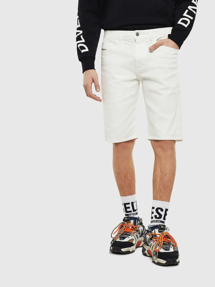 Diesel Trousers and Shorts Mens THOSHORT White Cheap On Sale