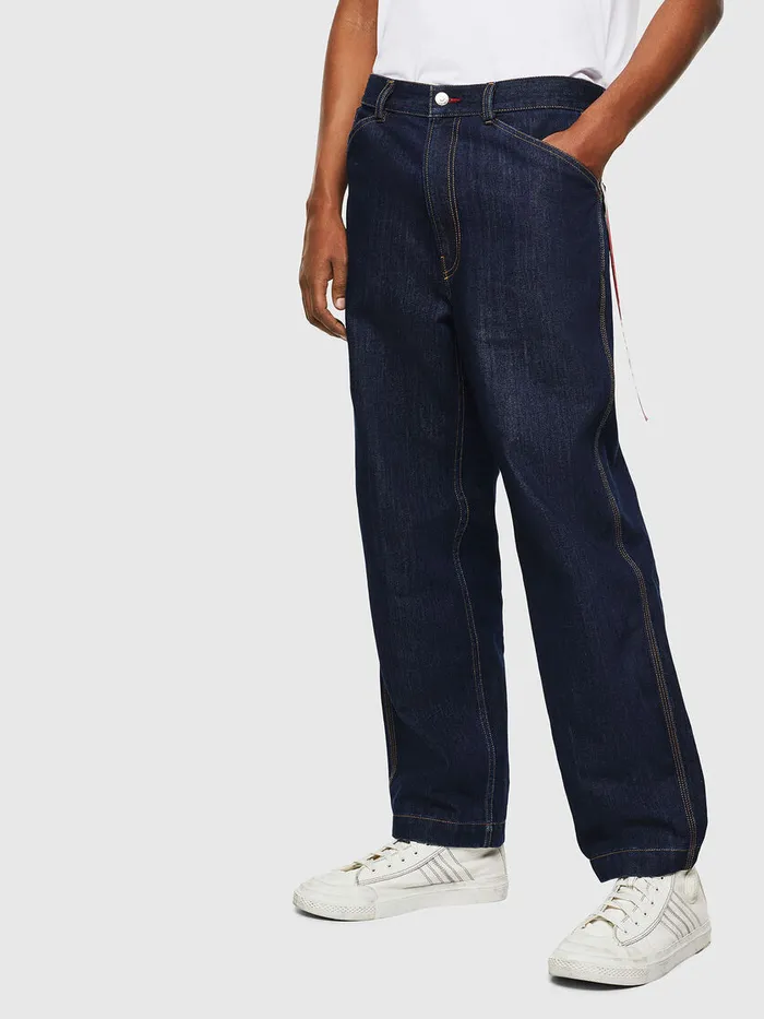 Diesel Trousers and Shorts Womens CCDFRANK Dark Blue Online
