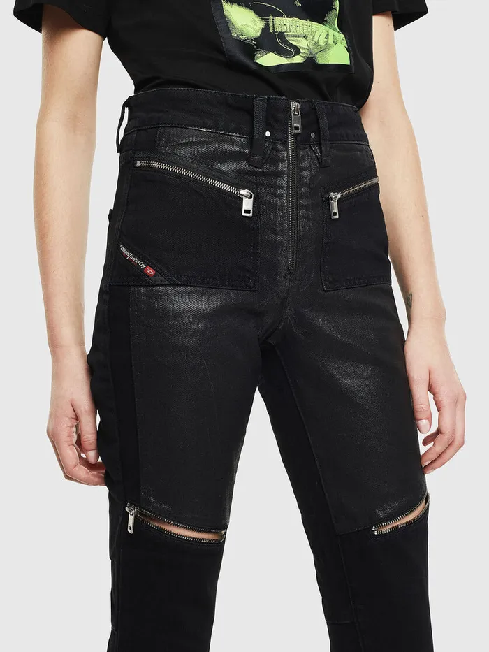 Diesel Trousers and Shorts Womens DEEARLIE Black Near Me
