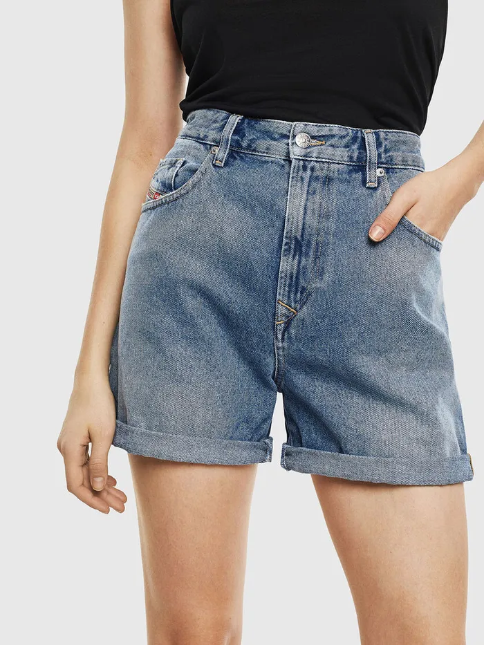Diesel Trousers and Shorts Womens DEREG Light Blue Gift 4 You