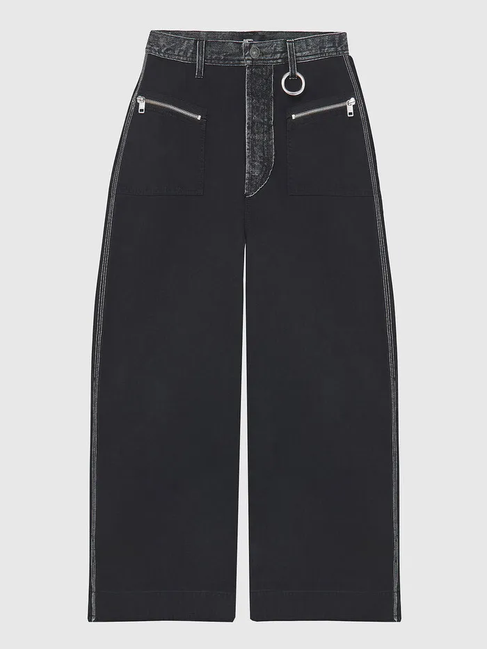 Diesel Trousers and Shorts Womens PACAYDT Black Online