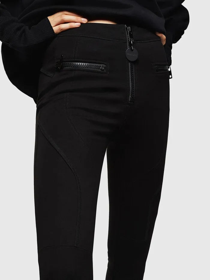 Diesel Trousers and Shorts Womens PAITUK Black Casaul